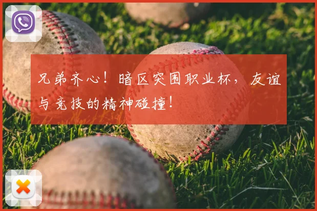 兄弟齐心!暗区突围职业杯,友谊与竞技的精神碰撞!
